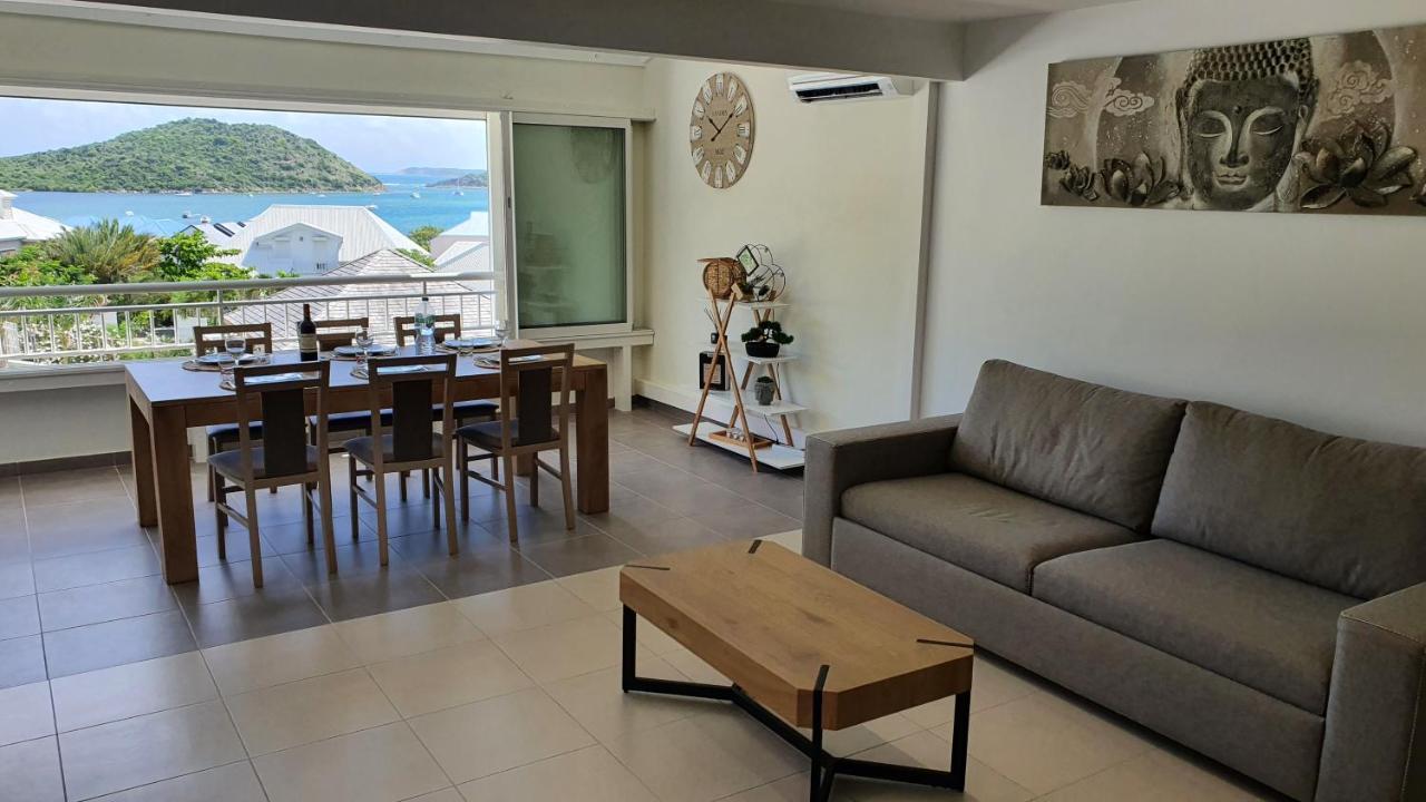 Pinel Superbe Appartement En Residence Vue Mer Cul de Sac Exterior photo