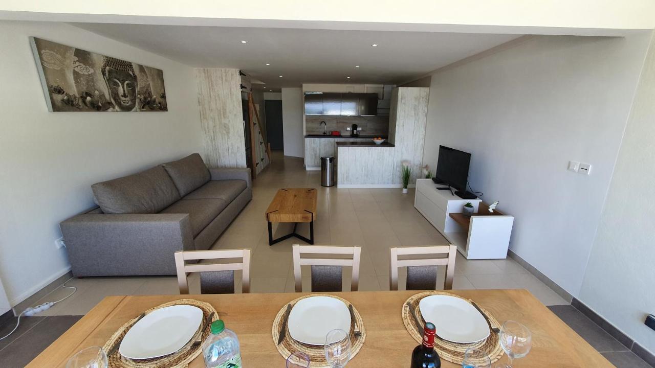 Pinel Superbe Appartement En Residence Vue Mer Cul de Sac Exterior photo